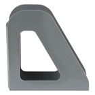 Лоток для бумаг Стамм «Фаворит», А4, вертикальный, пластиковый, 1 отделение, серый, ширина 90 мм - Фото 7