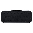 Пенал пластиковый футляр 90*215*43 дизайн СТАММ "Футбол", черный - фото 22489249