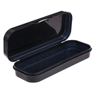 Пенал пластиковый футляр 90*215*43 дизайн СТАММ "Футбол", черный - фото 24052732