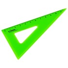 Треугольник 30*/11 см СТАММ, пластиковый, прозрачный, неоновые цвета, МИКС - Фото 4