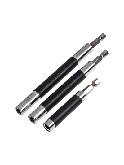 Набор телескопических удлинителей для бит ТУНДРА, 80-120, 120-195, 140-240 мм, 3 шт.