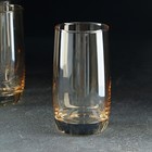 Набор стаканов «Медовый», 330 мл, 6 шт., стекло, медный - Фото 2