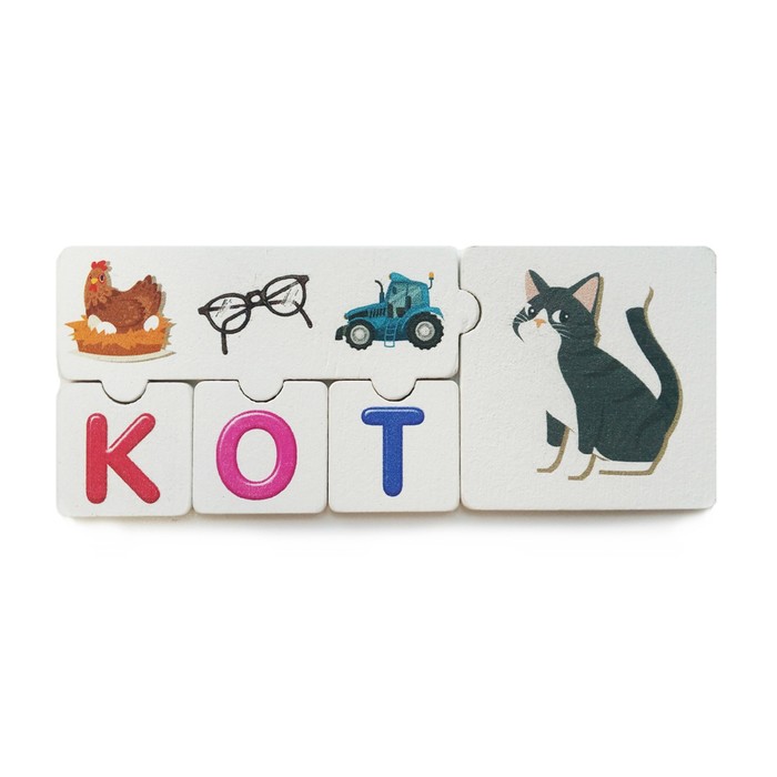 Пазл деревянный «Собирай и читай» 62396