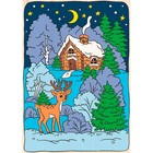 Доска для выжигания и росписи «Зимний лес» - фото 10440641