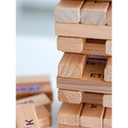 Настольная игра дженга «Башня с ребусами», 54 элемента - фото 9228452
