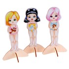 Магнитный набор «Три милашки-одевашки» - фото 24515166