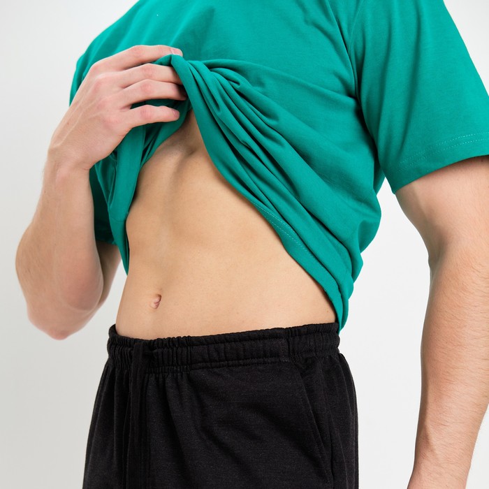 Брюки мужские, цвет чёрный меланж, размер 56 62417