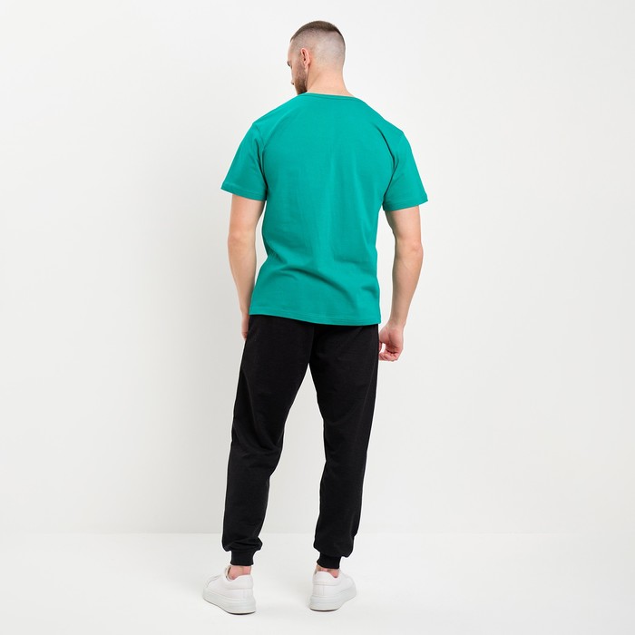 Брюки мужские, цвет чёрный меланж, размер 56 62417