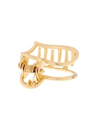 Крабик для волос «Либерти», набор 2 шт., сердце контур, 2 см, золото - Фото 7