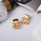 Краб для волос "Либерти" (набор 2 шт) зубчики классика, 2 см, золото - фото 809155275