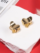 Крабик для волос «Либерти», набор 2 шт., сердце, 1.5 см, золото - Фото 2