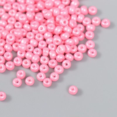 Бисер стекло 6/0 «Лососево-розовый», 15 г