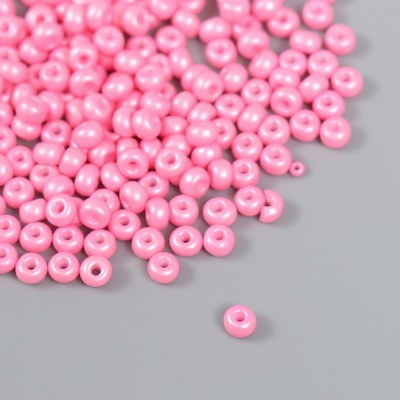 Бисер стекло 6/0 «Розовый щербет», 15 г