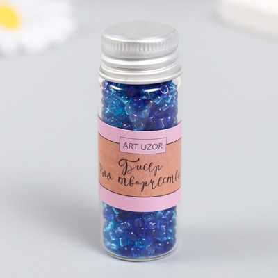 Бисер 8/0 в бутылочке «Ночное небо», матовый, 20 г, 6×2×2 см