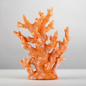 Интерьерный сувенир 'Коралл' 24*19см оранжевый