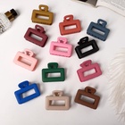 Крабик для волос «Призма», квадрат, 6.5 см, МИКС (комплект 6 шт) - фото 53827345