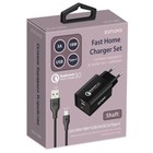 Сетевое зарядное устройство Exployd EX-Z-1363, USB, 3А, 18Вт, кабель Type-C, QC3.0, черное - фото 51462249 Сетевое зарядное устройство Exployd EX-Z-1363, USB, 3А, 18Вт, кабель Type-C, QC3.0, черное - фото 51462249