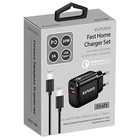 Сетевое зарядное устройство Exployd EX-Z-1340, USB-С/USB, 3 А, 20 Вт, кабель Type-C, черное - фото 51462267 Сетевое зарядное устройство Exployd EX-Z-1340, USB-С/USB, 3 А, 20 Вт, кабель Type-C, черное - фото 51462267