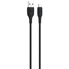 Кабель Exployd EX-K-1283, microUSB - USB, 3 А, 1 м, силиконовая оплетка, черный 9598706 - фото 10441907