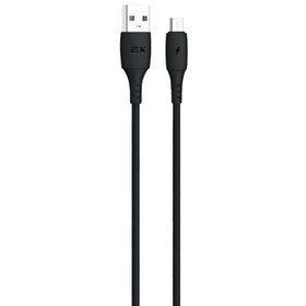 Кабель Exployd EX-K-1283, microUSB - USB, 3 А, 1 м, силиконовая оплетка, черный 9598706