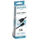 Кабель Exployd EX-K-1295, microUSB - USB, 2.4 А, 1 м, силиконовая оплетка, черный - фото 51462296 Кабель Exployd EX-K-1295, microUSB - USB, 2.4 А, 1 м, силиконовая оплетка, черный - фото 51462296