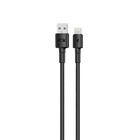 Кабель Exployd EX-K-1273, Lightning - USB, 3 А, 1 м, силиконовая оплетка, черный 9598715 - фото 10626718