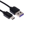 Кабель Exployd EX-K-1245, Type-C - USB, 2.4 А, 1 м, силиконовая оплетка, черный 9598725 - фото 10441930