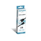 Кабель Exployd EX-K-1297, Type-C - USB, 2.4 А, 1 м, силиконовая оплетка, черный - фото 51462325 Кабель Exployd EX-K-1297, Type-C - USB, 2.4 А, 1 м, силиконовая оплетка, черный - фото 51462325