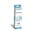 Кабель Exployd EX-K-1298, Type-C - USB, 2.4 А, 1 м, силиконовая оплетка, белый - фото 51462327 Кабель Exployd EX-K-1298, Type-C - USB, 2.4 А, 1 м, силиконовая оплетка, белый - фото 51462327