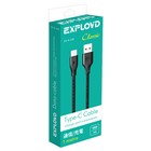 Кабель Exployd EX-K-498, Type-C - USB, 1 А, 1 м, черный - фото 51480116 Кабель Exployd EX-K-498, Type-C - USB, 1 А, 1 м, черный - фото 51480116