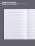 Тетрадь предметная 48 листов в клетку Calligrata «Животные. Алгебра», обложка мелованный картон - Фото 2