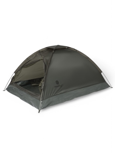 Палатка туристическая 2-местная maclay fisht te 2, 205×150×105 см, трекинговая, однослойная, зелёная