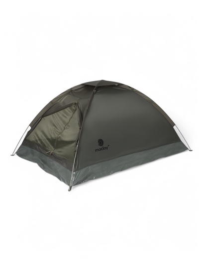 Палатка туристическая 2-местная maclay fisht te 2, 205×150×105 см, трекинговая, однослойная, зелёная