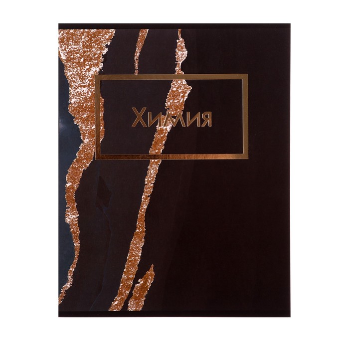 Тетрадь предм Мрамор темный 48л кл Химия, обл мел карт, блок офсет -  РусЭкспресс