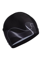 Шапочка для плавания взрослая ONLYTOP Waves, тканевая, обхват 54-60 см - Фото 3