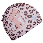 Шапочка для плавания детская ONLYTOP «Леопард», тканевая, обхват 46-52 см - Фото 5