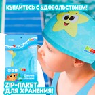 Шапочка для плавания детская ONLYTOP «Весёлое купание», тканевая, обхват 46-52 см - фото 3896577