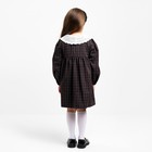 Платье школьное для девочки с воротником чёрное KAFTAN: School collection, размер 36 (134-140 см) - Фото 3