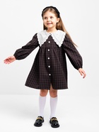 Платье школьное для девочки с воротником чёрное KAFTAN: School collection, размер 36 (134-140 см) - Фото 3
