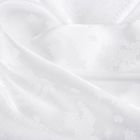 Палантин однотонный, размер 56х170 см, цвет белый C 957 текстиль, жаккард - Фото 2