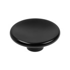 Ручка кнопка К-16, пластик, цвет черный матовый (2 шт) - фото 805477004