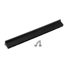 Ручка-скоба С-22, пластик 128 и 160 мм, чёрная, глянцевая - фото 22177376