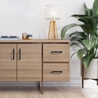 Ручка-скоба С-27, пластик 128 мм, цвет  черный глянцевый 9509587