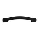 Ручка-скоба С-33, пластик 128 мм, чёрная, матовая 9509590