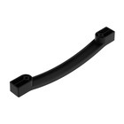 Ручка-скоба С-33, пластик 128 мм, чёрная, матовая 9509590