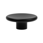 Ручка кнопка К-16, без покрытия, цвет черный (2 шт) - фото 805477134