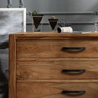 Ручка-скоба С-3, пластик 96 мм, цвет черный матовый - фото 805477157