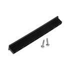 Ручка-скоба С-21, пластик 96 и 128 мм, цвет черный матовый - фото 24246801