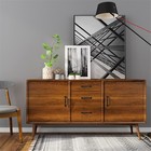 Ручка-скоба С-32, пластик 96 мм, цвет черный матовый - фото 805477194