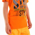 Футболка для мальчика, цвет оранжевый, рост 134 - фото 27567379